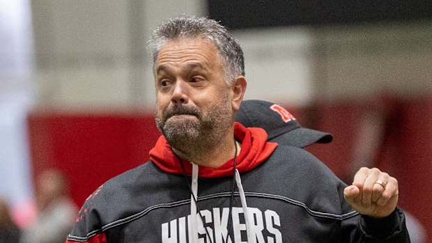 Matt Rhule 4 2023-03-23 Nebraska football spring practice horiz